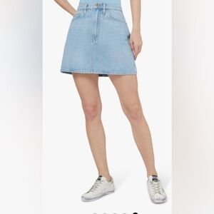 New FRAME Y2K Style Le Italien High Waisted Western Denim Mini Skirt size US10